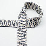 Bag strap 40mm - Multicolor navy/offwhite