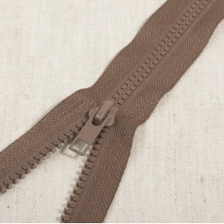 Jacket zipper - brown (st568)