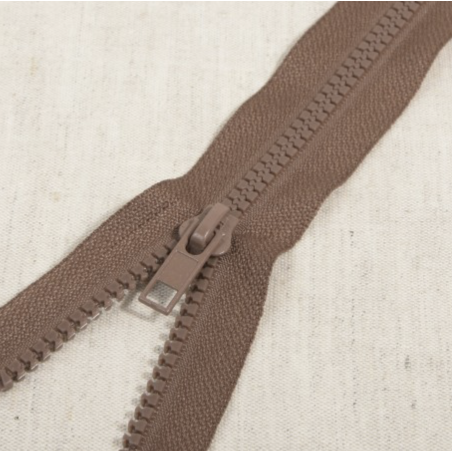 Jacket zipper - brown (st568)