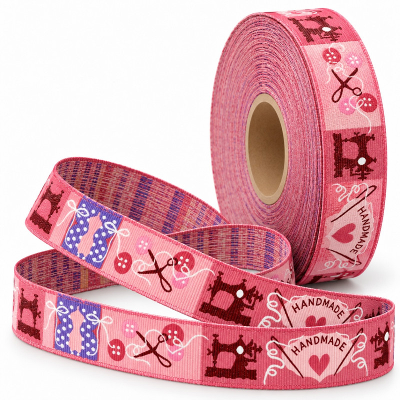 Webband - Handmade altrosa