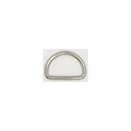 D-Ring 30mm silber