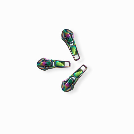Fermeture éclair 6,5 mm pour fermeture éclair métallisée Rainbow