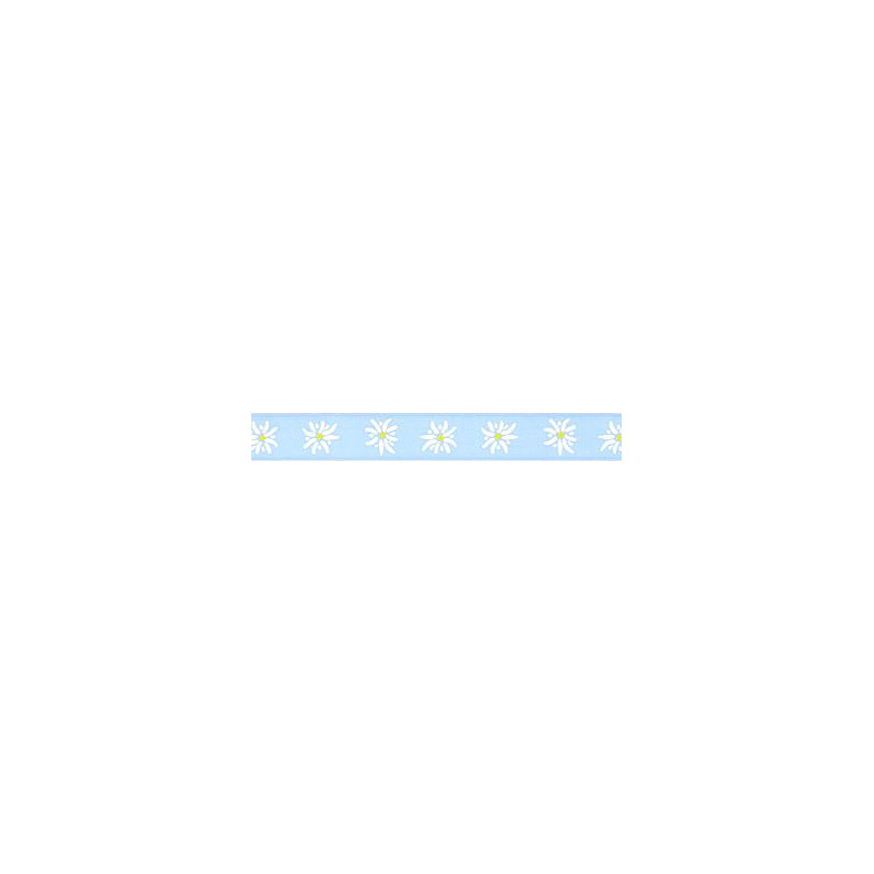Band - Edelweiss hellblau 15mm