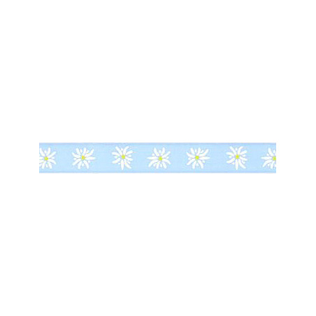 Ruban - Edelweiss bleu clair 15 mm