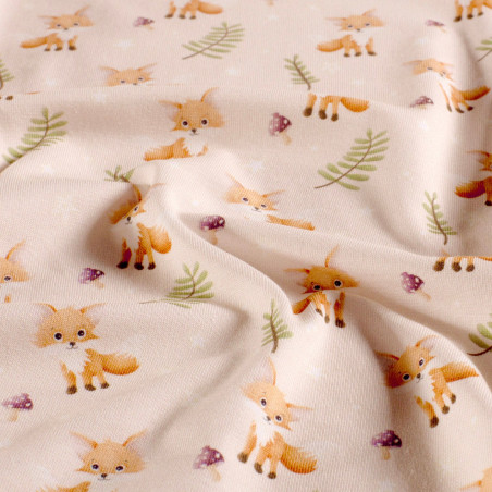copy of Jersey - Mrs Mint Tree happy Pilze beige