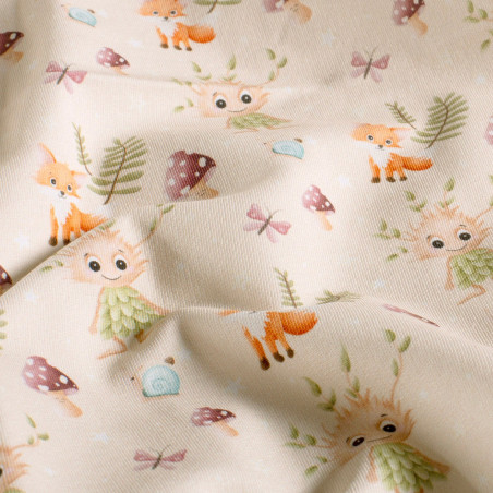 sweatshirt - Mrs Mint Tree happy beige