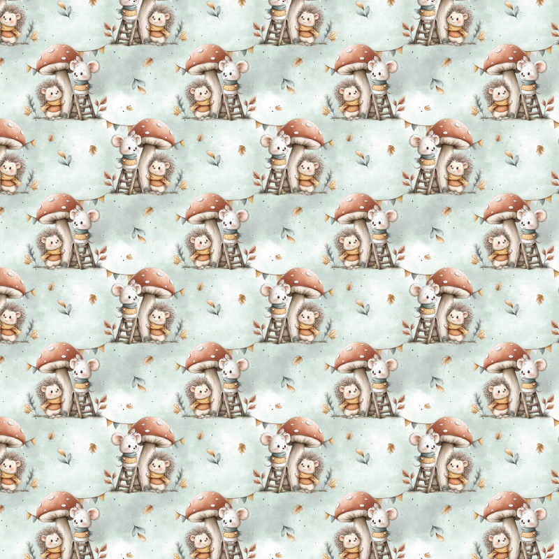 jersey - Champignons souris et igel