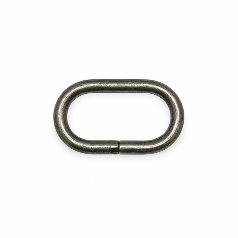 Ovalring 30mm altsilber