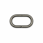 Ovalring 30mm altsilber