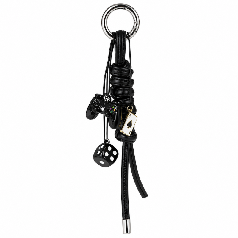 Bag Charm - Controller & Würfel schwarz Bag Charm - Controller & Würfel schwarz