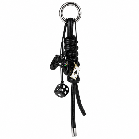 Bag Charm - Controller & Dice black