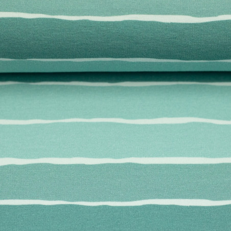 copy of french terry - Mrs Mint Design - Fluffy Schnee blau