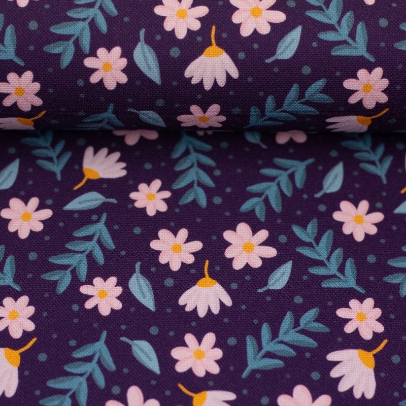 Canevas - Contes floraux lilas