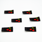 Sew-in patches - Urmelis Stoffwelt - Chriesiherz