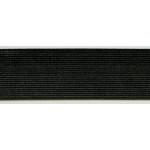 Elastic ribbon black 40mm