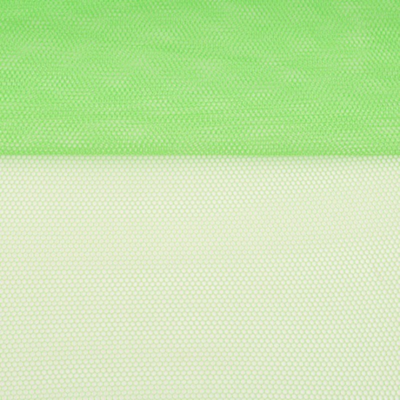 tulle fin / maille - citron vert