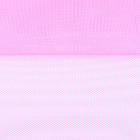 Tulle fin / maille - rose foncé