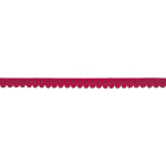 Pompomborte - 6mm fuchsia (qt)