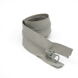Jacket zipper - grey (B24)