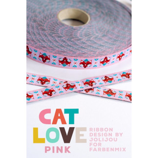 Webband - Cat Love Rose
