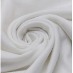 Cotton molleton - plain white