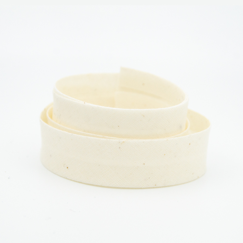 Bias binding 20mm - raw white (b212) Bias binding 20mm - raw white (b212)