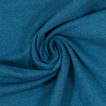 Cuffs smooth Heike blue-petrol melange (1748)