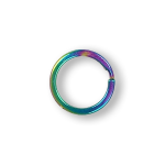 Key chain round rainbow