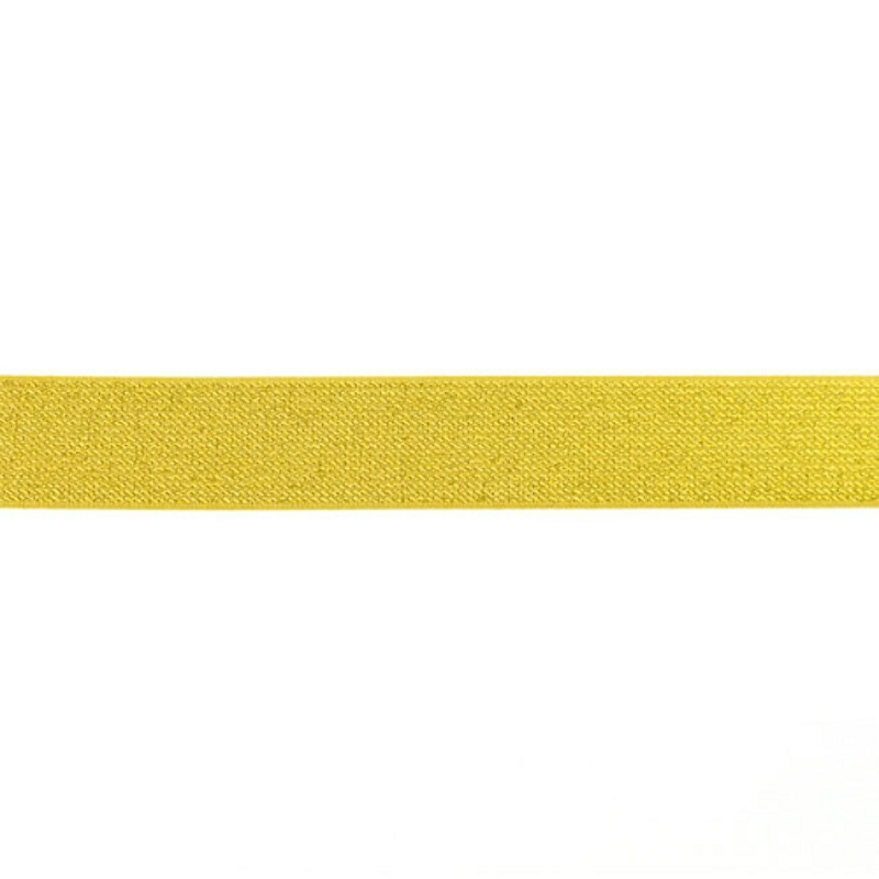 Elastic ribbon - 25mm glitter gold