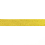 Elastic ribbon - 25mm glitter gold