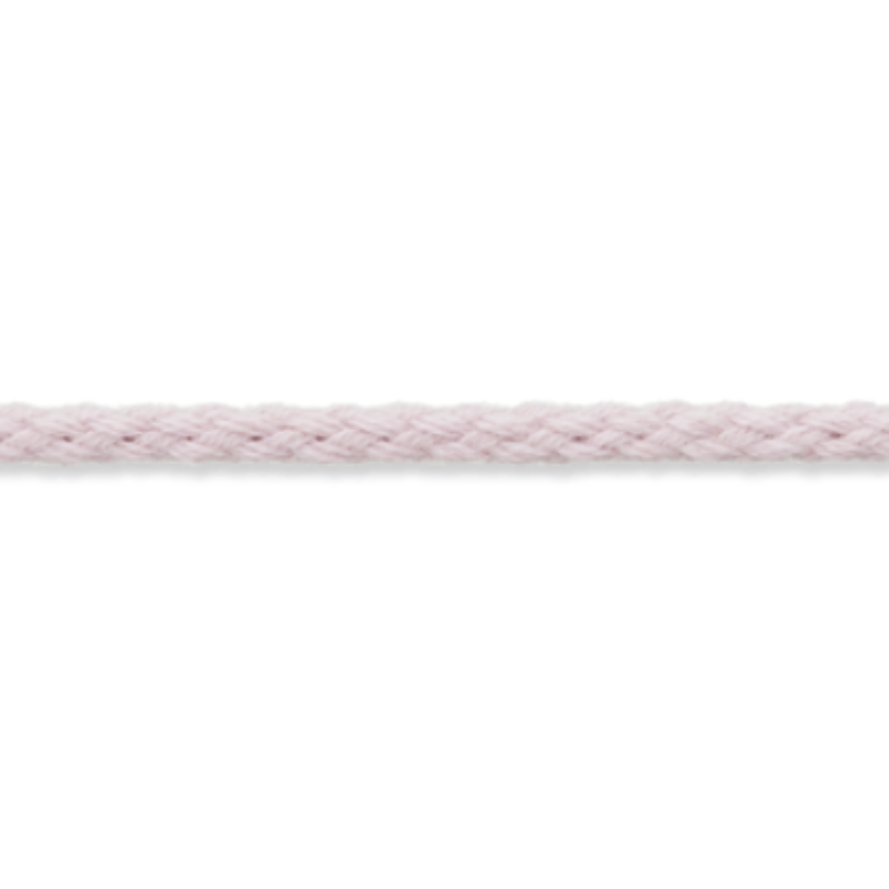 Cordon de coton 4mm vieux rose clair (uk602)