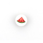Boutons-pression en forme de tranche de melon - Lot de 10