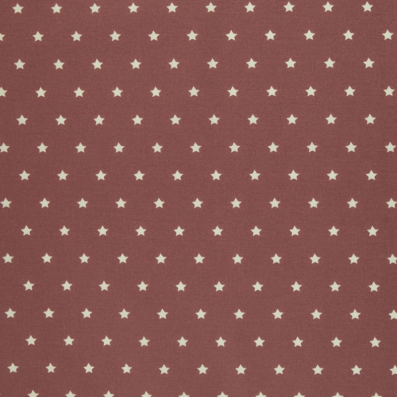 tissu enduite acrylique - Meluna étoile vieux rose