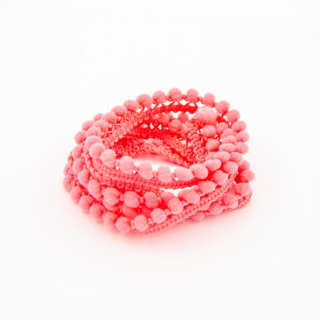 Garniture à pompons - corail 6 mm (uk56)