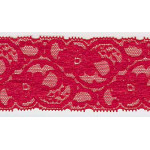 Elastic lace 55mm red