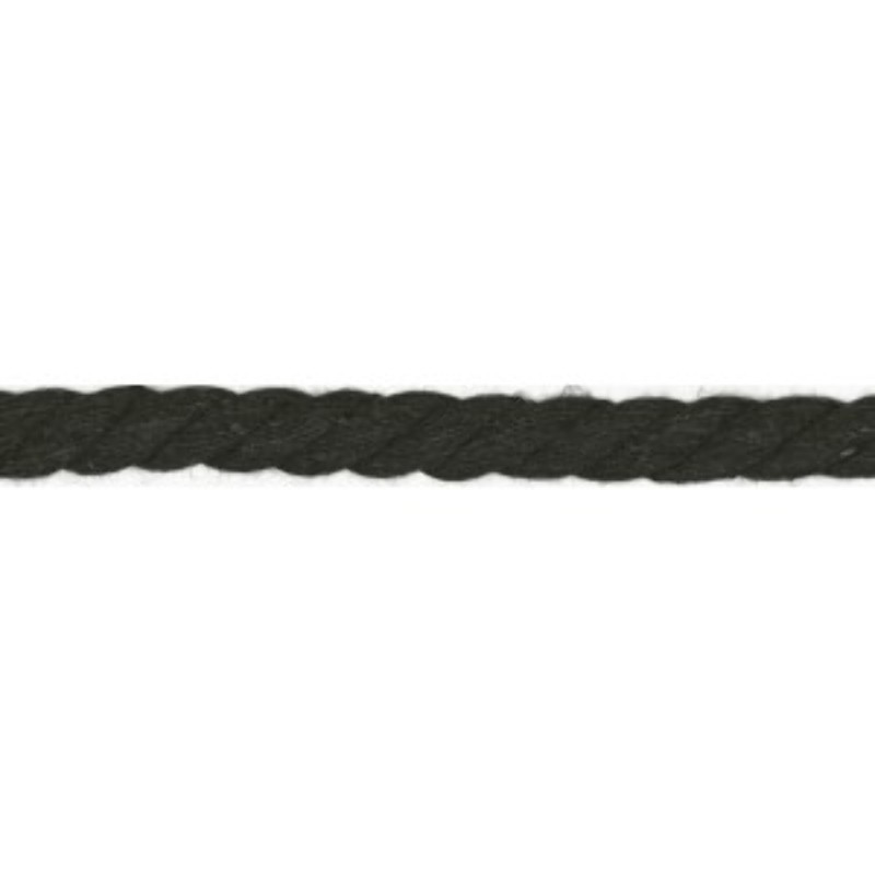 Cordon de coton mega 11mm anthracite (qt)