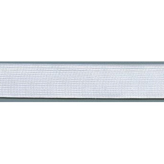 Élastique blanc 25 mm