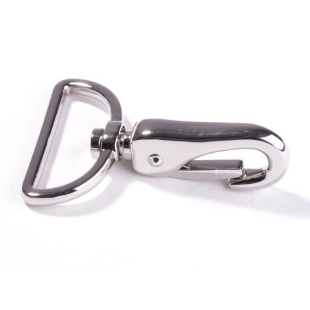 Pocket carabiner 40mm silver