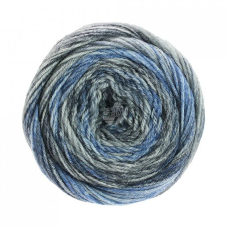 Lana Grossa - Meilenweit 100 Sorbetto blau (6256)