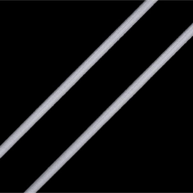 Rubber cord 2mm white