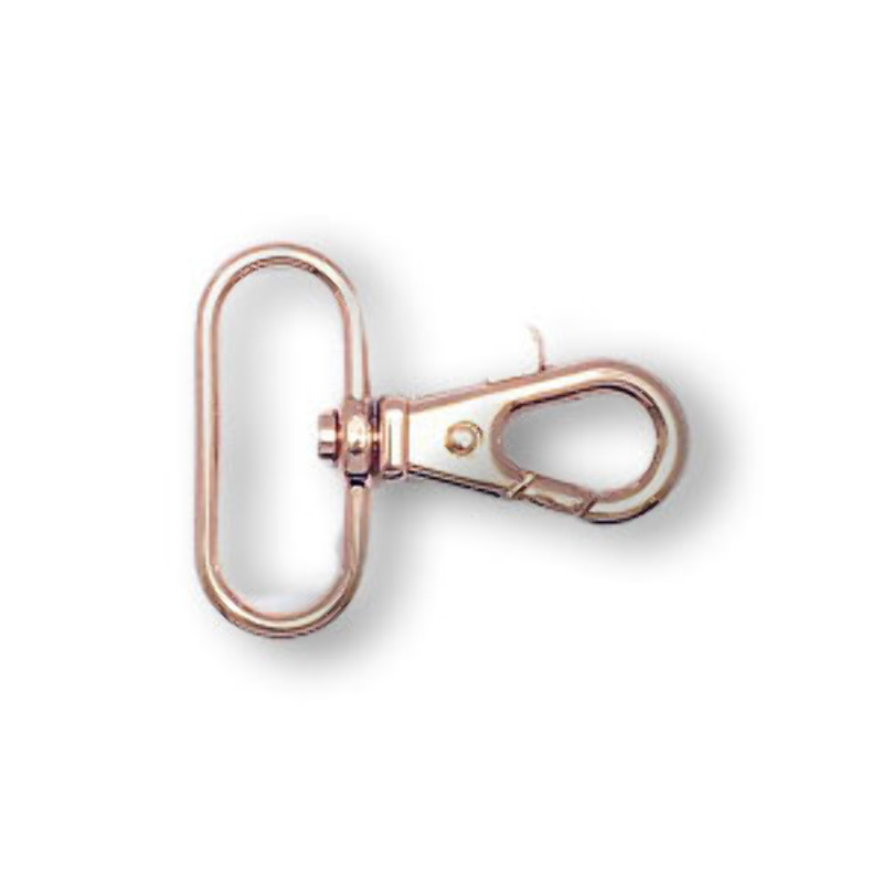 Karabiner 32mm roségold oval