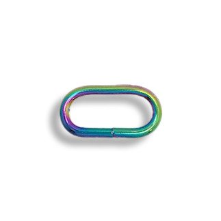 Oval Ring 30mm Rainbow