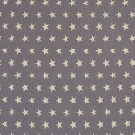 Coton poplin  - Small stars grey