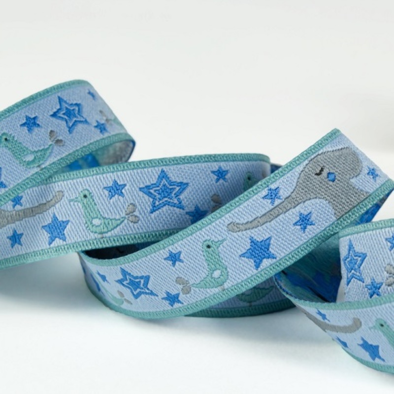 Woven ribbon - Good Friends blue
