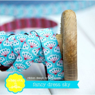 Webband - Fancy Dress Dandelions light turquoise