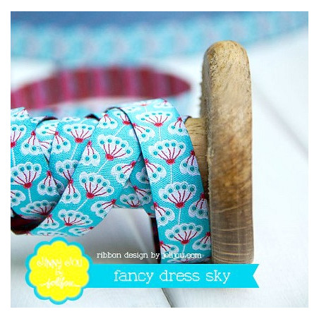 Webband - Fancy Dress Dandelions light turquoise