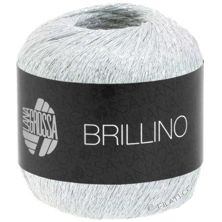 Lana Grossa - Brillino Glitter Yarn Silver (10)
