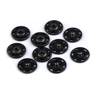 Metal snap fastener for sewing 21mm black