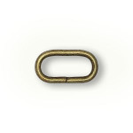 Ovalring 30mm antique brass