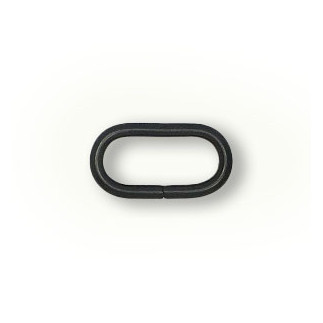 Oval Ring 30mm Black Matte